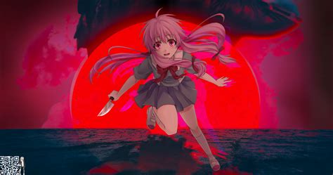 Wallpaper Mirai Nikki Gasai Yuno Anime Girls Pink Hair Knife