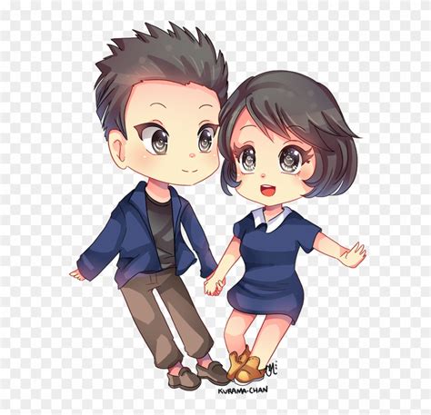 Chibi Couple Commission For Color Walk By Kurama Chan Chibi Couple