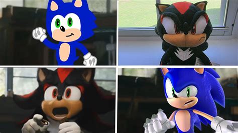 Sonic The Hedgehog Movie Sonic Prime Vs Shadow Uh Meow All Designs
