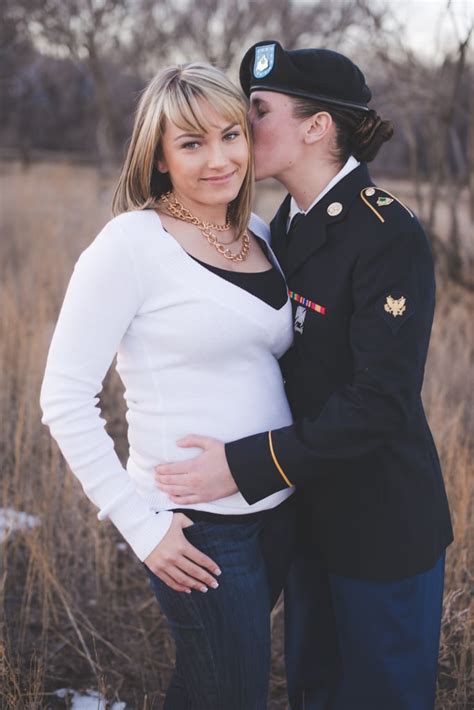Lesbian Military Engagement Shoot Popsugar Love And Sex Photo 32