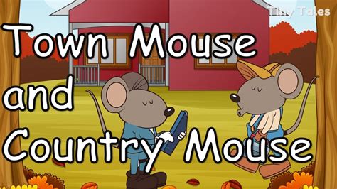 The Town Mouse And The Country Mouse Story In English With Subtitles