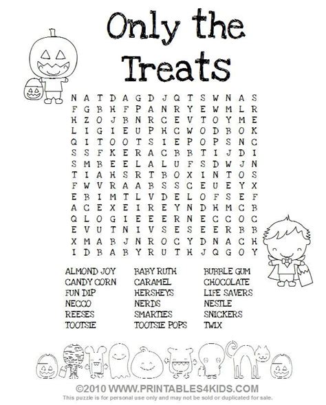 Medium Printable Halloween Word Searches Halloween