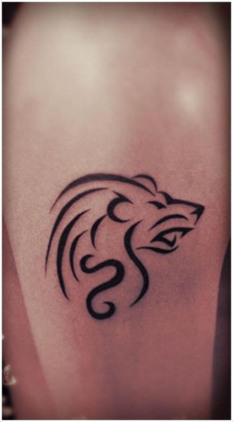 15 Simple Tattoos Lion Tattoos That Are Simply Genius Simple Tattoo