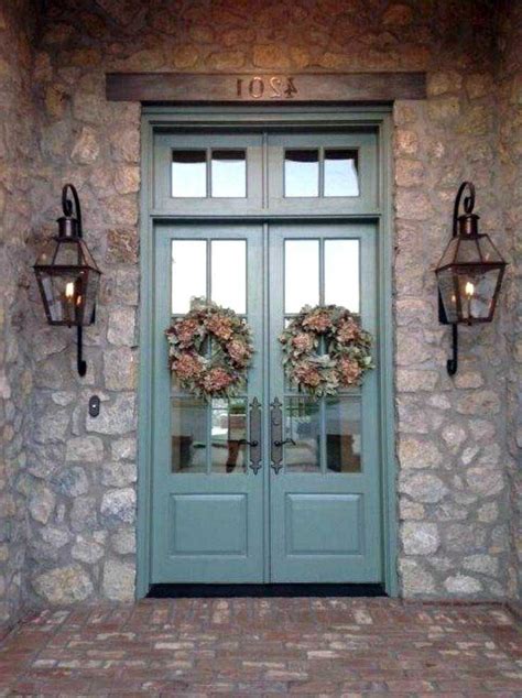 56 Elegant Tuscan Design For French Country Style Painted Front Doors