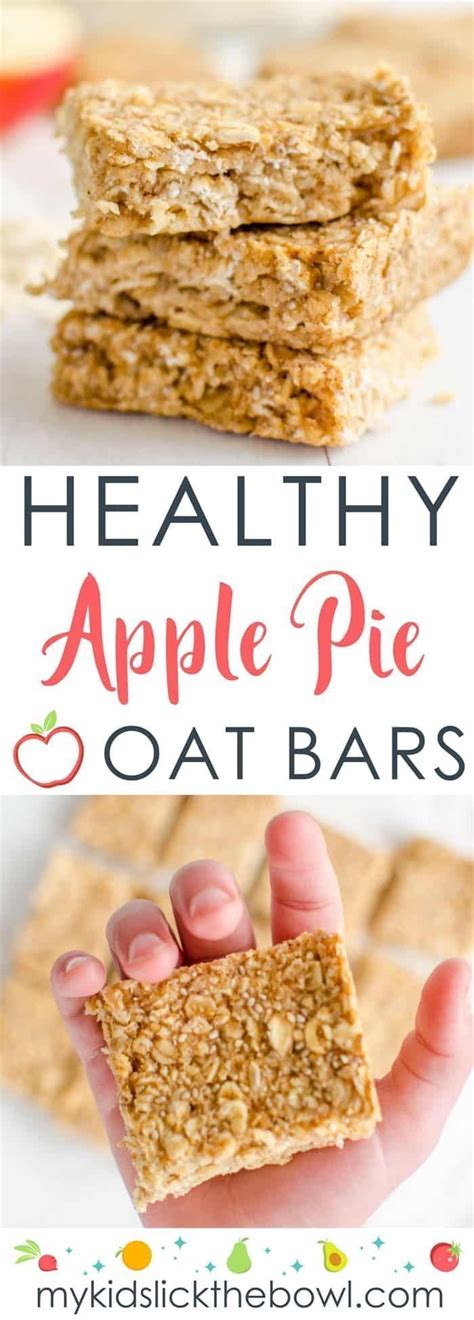 Healthy Apple Oat Bars Recipe Oat Bars Healthy Oat
