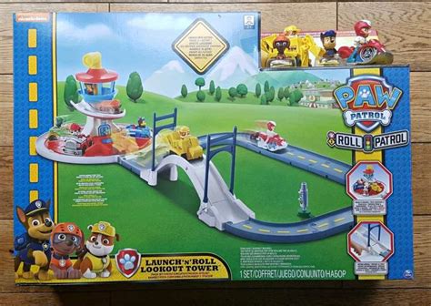 Paw Patrol Launch N Roll Lookout Tower Track Set Tired Mummy Of Two