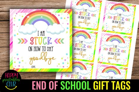 End Of School T Tags End Of School Graphic By Happy Printables Club