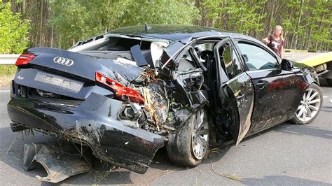 Latest Car Accident Of Audi A6 Road Crash Compilation Traffic