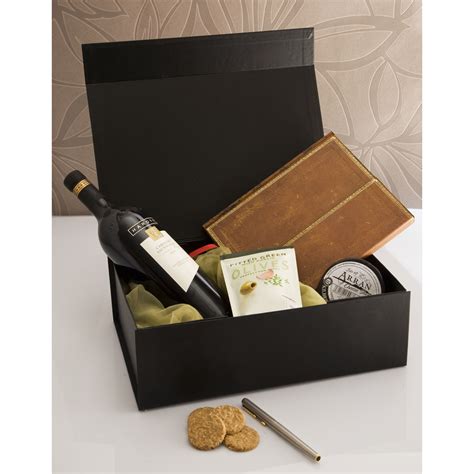 We offer prompt delivery services in australia. Black Large Hamper Box - without ribbon
