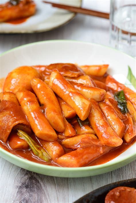 Tteokbokki Spicy Stir Fried Rice Cakes Korean Bapsang