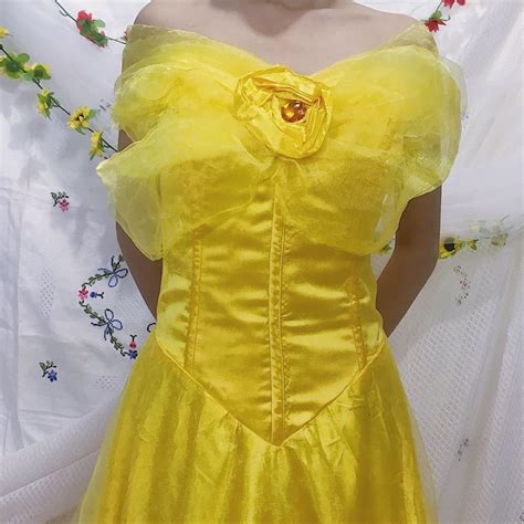 Princess Belle Ball Gown Princess Prom Dress Fesyen Wanita Pakaian Wanita Gaun And Rok On