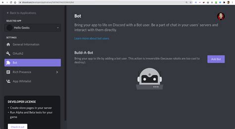 Check spelling or type a new query. How to build a simple Discord bot using Node.js ...