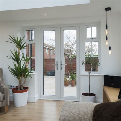 French Doors And Hinged Patio Doors French Patio Doors With Side Panels