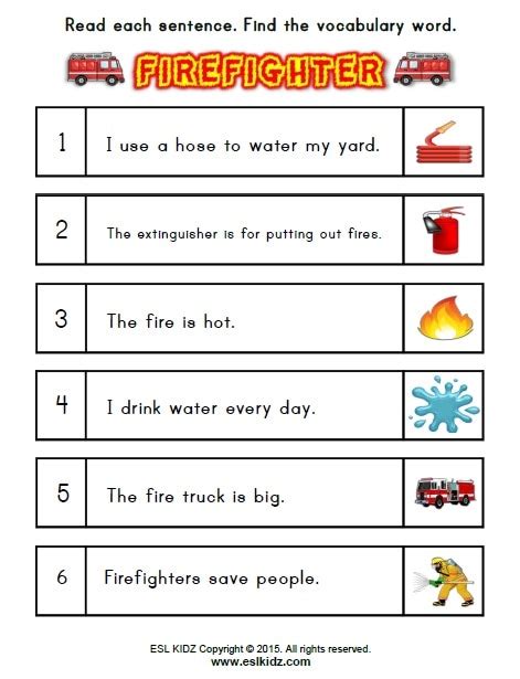 Firefighter Activities Games And Worksheets For Kids