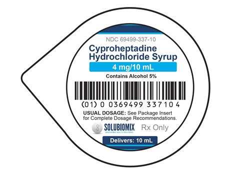 Cyproheptadine Solution Fda Prescribing Information Side Effects And