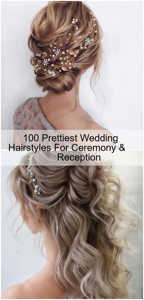And these emotions are familiar to many girls, because there are more owners of wedding reception hairstyles than healthy and lush one. 100 Prettiest Wedding Hairstyles For Ceremony & Reception in 2020 | Pretty wedding, Hair styles ...