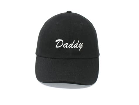 Daddy Embroidered Hat Adjustable Unstructured Daddy Dad Hat Etsy