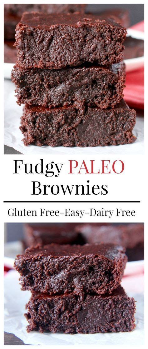 I've been searching for a brownie recipe that tastes as good as the brownies from a box. Fudgy Paleo Brownies | Recipe | Paleo baking, Dairy free ...