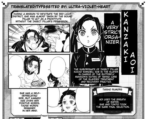 Aoi Databook Demon Slayer Web Manga Plus