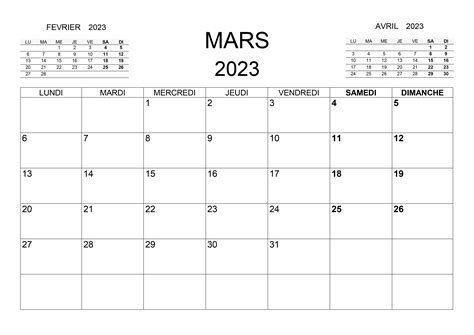 Mars 2023 Calendrier Imprimable 2023 Calendrier Vrogue