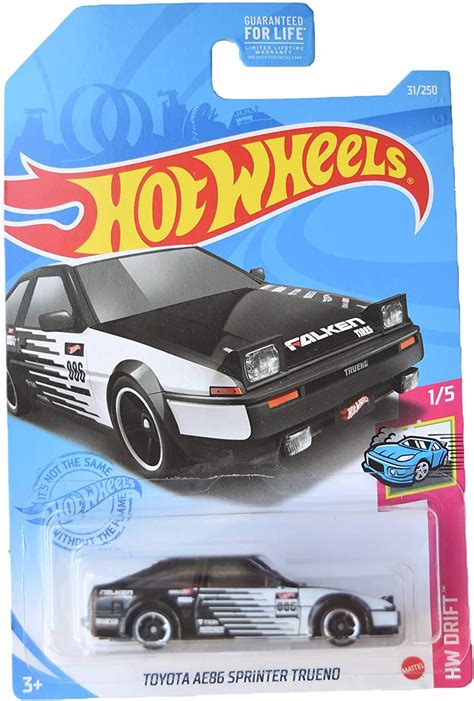 Hot Wheels Initial D METAL AE Toyota Sprinter Trueno Collection Not For Sale