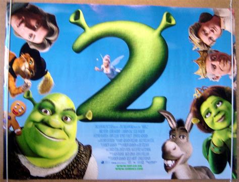 Shrek 2 Original Cinema Movie Poster From British