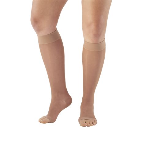 Ames Walker AW Style 44 Sheer Support 20 30 MmHg Firm Compression Open