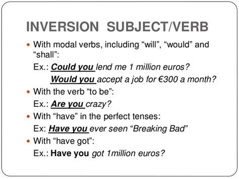 Inversion Examples