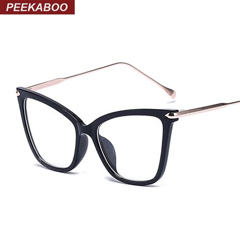 Buy Peekaboo Black Sexy Fashion Eyewear Cat Eye