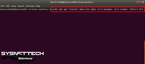 How To Install Kvm Qemu On Ubuntu Sysnettech Solutions