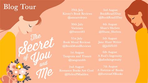 Blog Tour Review And Excerpt The Secret Of You And Me By