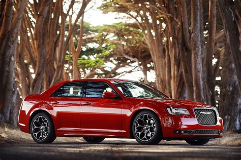 Wallpaper 2015 Chrysler 300 S Luxury Red Cars Side Metallic