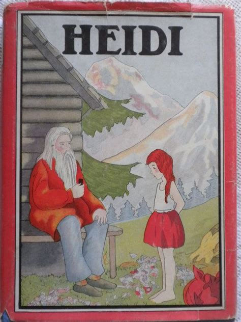 Heidi Vintage Book By Johanna Spyri Illustrated Whitman Publishing Books For Teens Teen Books
