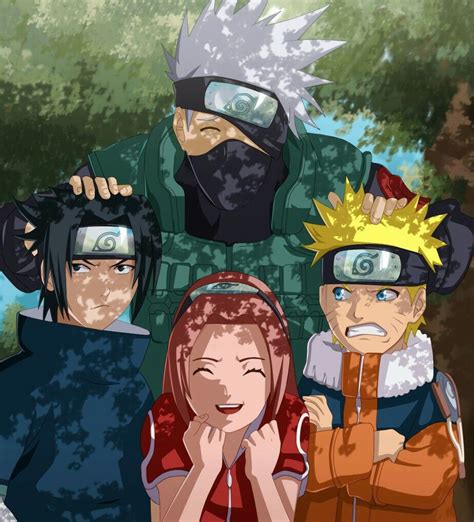Team 7 Anime Naruto Imagem De Anime