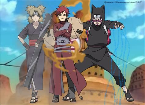 Gaara Kankuro Temari Squad By Ryuumon Houzukimaru On Deviantart