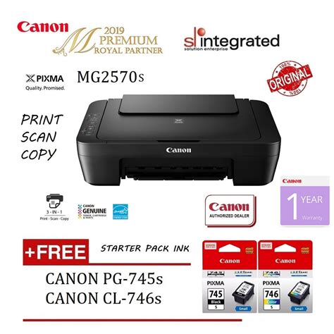 Canon Pixma Mg2570s Compact All In One Printer Printscancopy