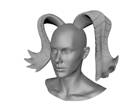 stl models banbaro horns for beta f monster hunter world willow creative