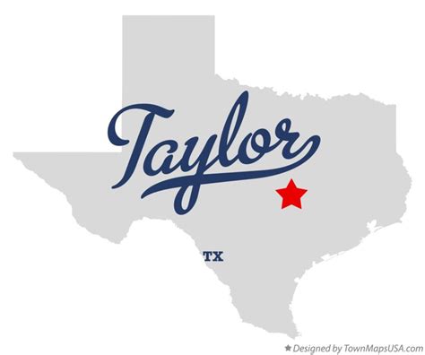 Map Of Taylor Tx Texas