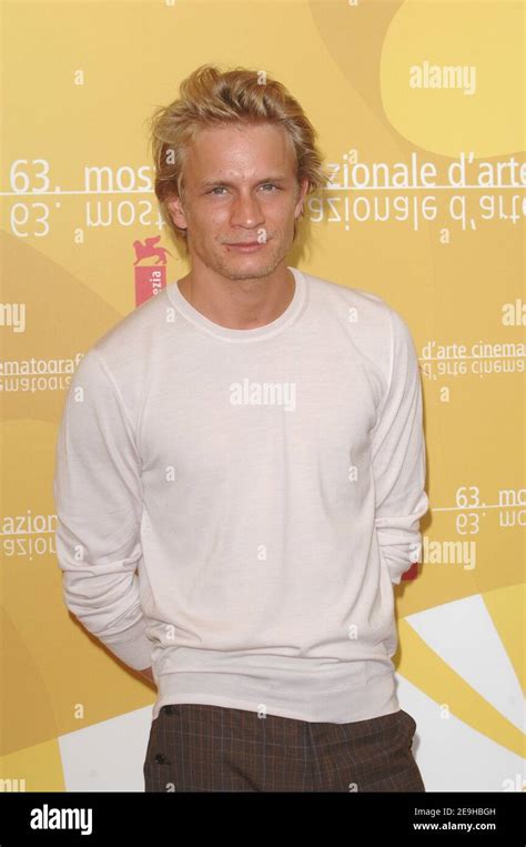 Cast Member Jeremie Renier Poses During The Photocall For His New Film