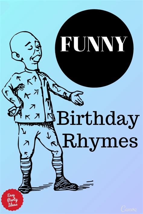 Funny Birthday Rhymes Birthday Rhymes Funny Birthday Poems Birthday