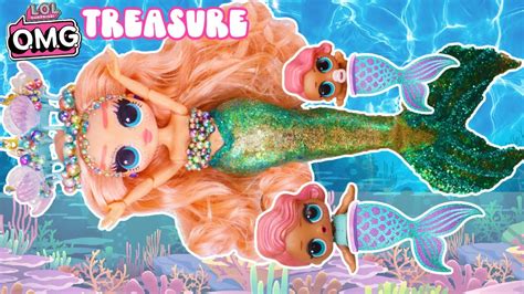 Lol Omg Mermaid Makeover Diy Treasure Big Sister Omg Fashion Doll Youtube