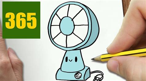 How To Draw A Fan Cute Youtube