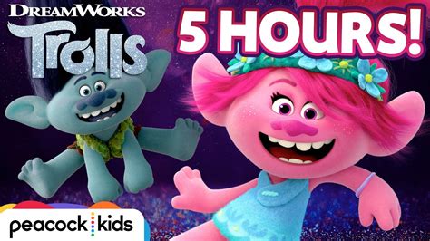 🔴 Trolls 5 Hour Dance Party Youtube