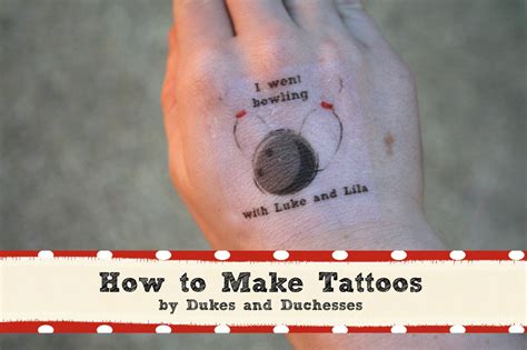 How Can You Take Off Temporary Tattoos Hombres Homemade Temporary