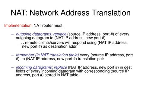 Ppt Nat Network Address Translation Powerpoint Presentation Free