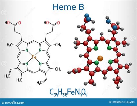 Heme B Haem B Molecule Heme Is An Essential Component Of Hemoglobin