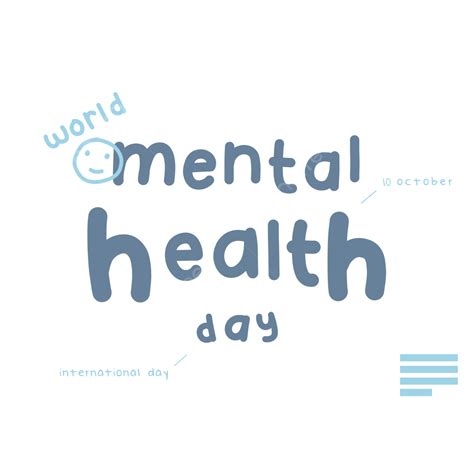 World Mental Health Day With Cartoonstyle Cartoon Mental Health Day Mental Health Png And