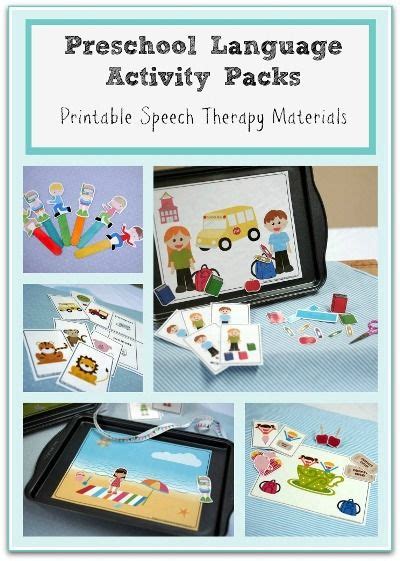 Preschool Speech And Language Bundle Use This 220 Page Resource With