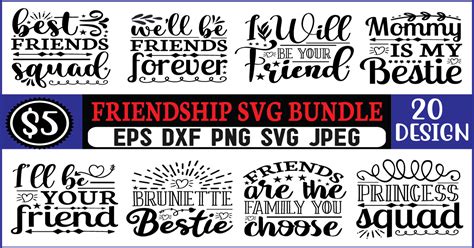 Friendship Svg Bundle Bundle · Creative Fabrica