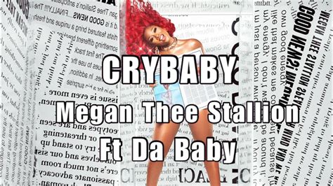 Crybaby Megan Thee Stallion Ft Da Baby Lyrics Youtube